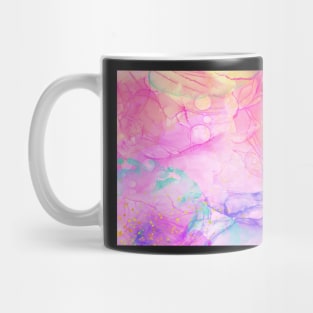 Colorful alcohol ink Mug